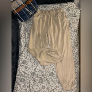 Casual Tan Joggers for Women
